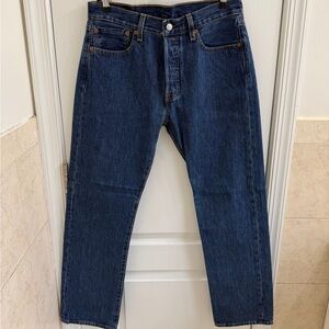 Levi's Men's Dark Denim Straight-Leg Jeans